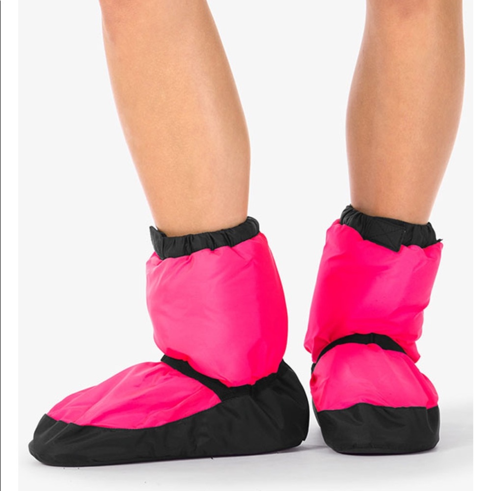 HOT PINK BLOCH BALLET BOOTIES